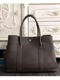 Hermes original togo leather garden party 36 bag G0360 chocalate