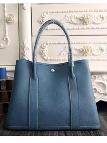 Hermes original togo leather garden party 36 bag G0360 sky blue