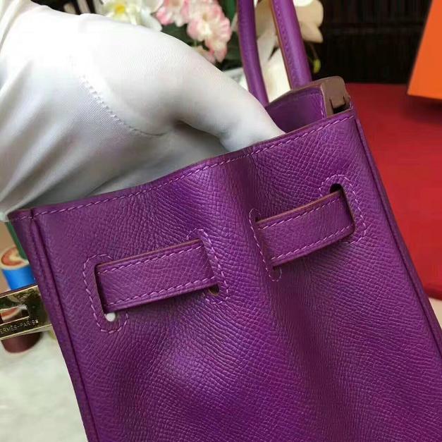 Hermes original epsom leather birkin 30 bag H30-3 anemone