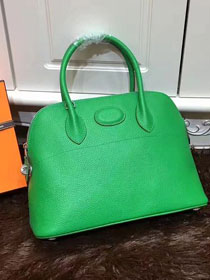 Hermes calfskin medium bolide 31 bag B31 green