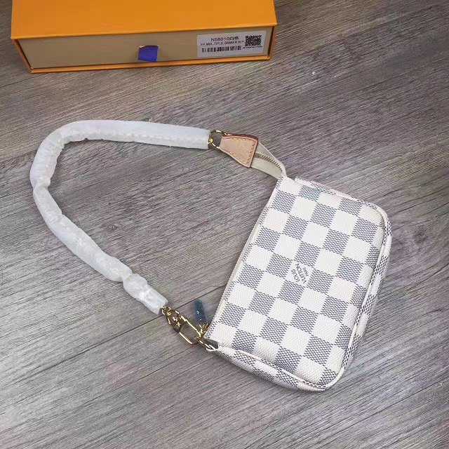 2017 louis vuitton origianl damier azur mini pochette accessoires N58010
