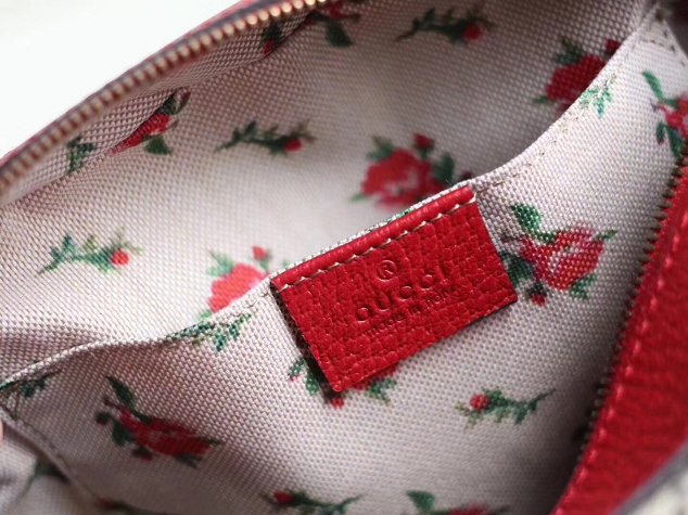 2018 GG original canvas supreme messenger case 476466 red