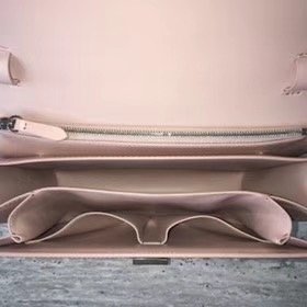 Celine original liege calfskin large classic bag 11045-1 pink