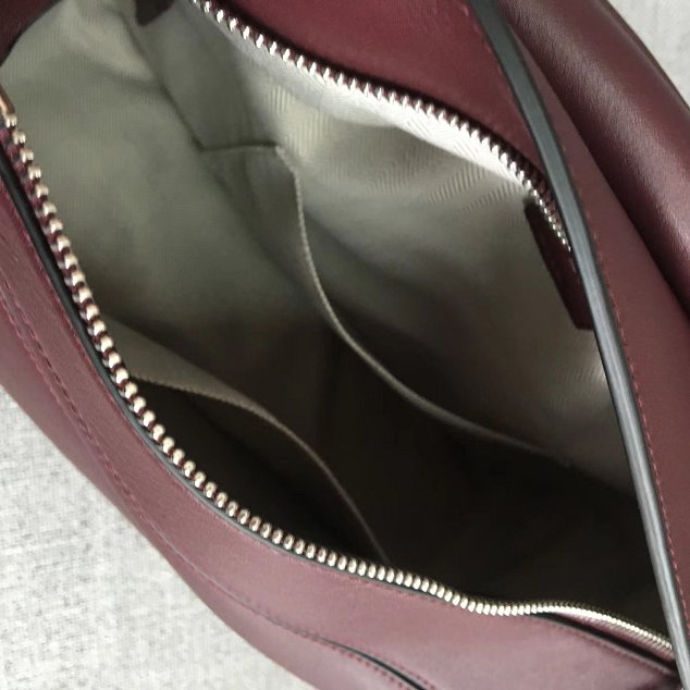 Loewe original calfskin medium puzzle bag A510P49 burgundy