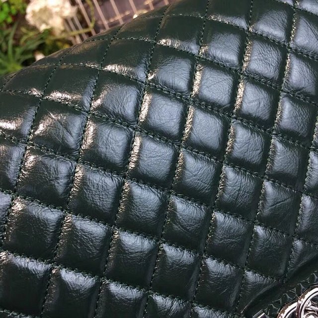 CC original patent leather medium le boy bag 67086 green