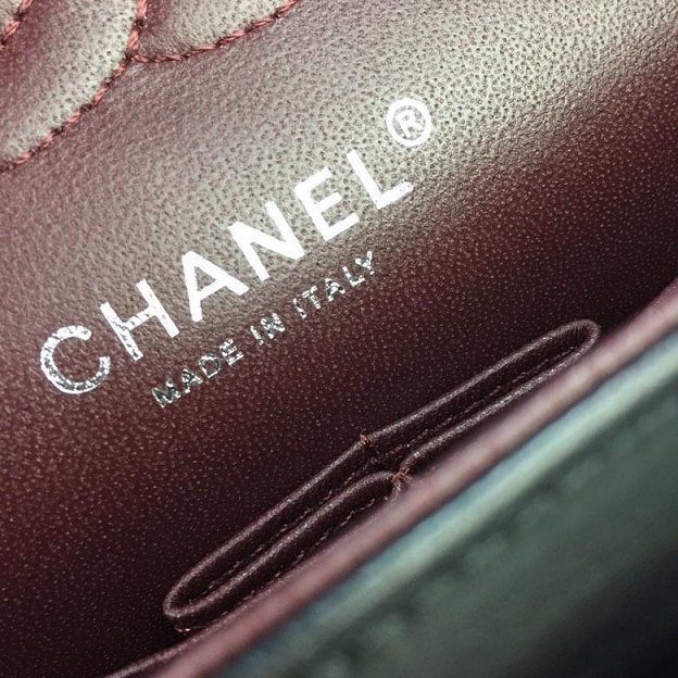 CC original handmade lambskin medium flap bag HA01112 black