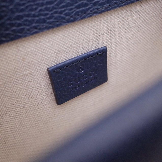 GG original leather dionysus mini shoulder bag 421970 royal blue