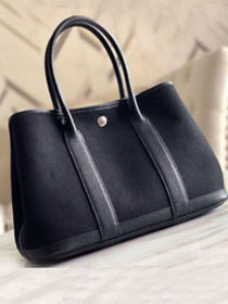 Hermes original canvas large garden party 36 bag G36 black