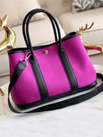 Hermes original canvas small garden party 30 bag G30 purple