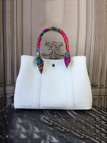 Hermes original togo leather garden party 30 bag G0030 white