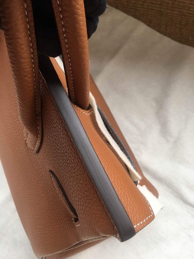 Hermes soft calf leather birkin 35 bag H35-5 coffee