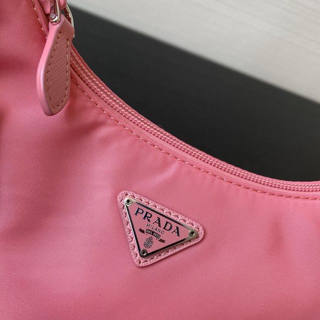 Prada re-edition 2000 nylon mini bag 1NE515 pink