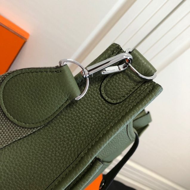 Hermes original togo leather evelyne pm shoulder bag E29 canopee