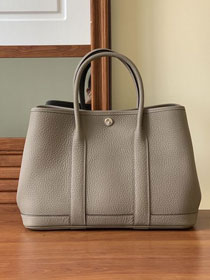 Hermes original togo leather garden party 36 bag G0360 etoupe grey