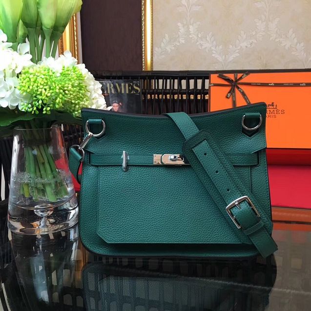 Hermes original calfskin jypsiere bag J034 green