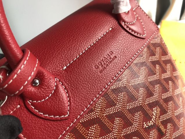 Goyard original canvas alpin mini backpack GY0005 wine red