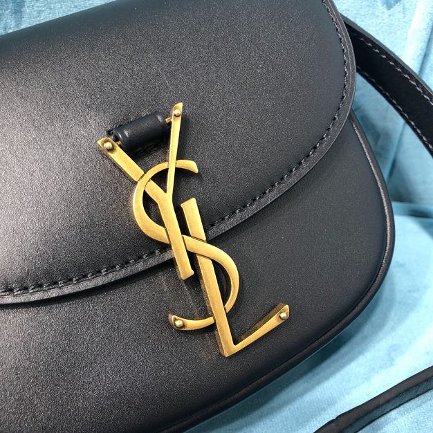YSL original smooth calfskin kaia mini satchel bag 623097 black