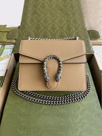 Top GG original calfskin dionysus mini shoulder bag 421970 apricot