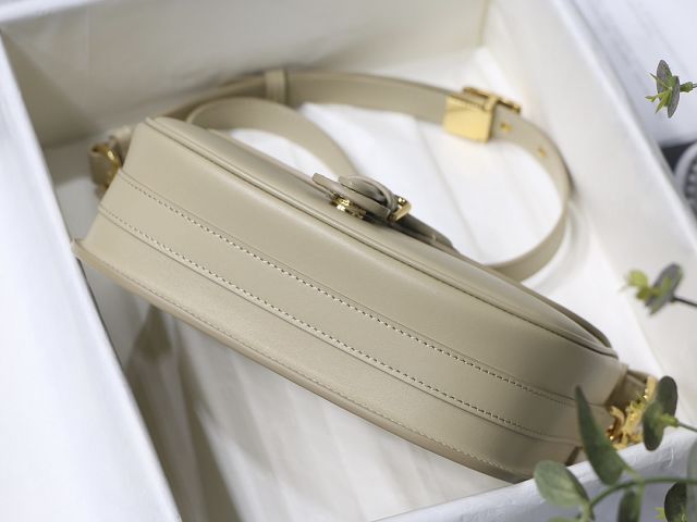 Dior original box calfskin medium bobby bag M9319 beige