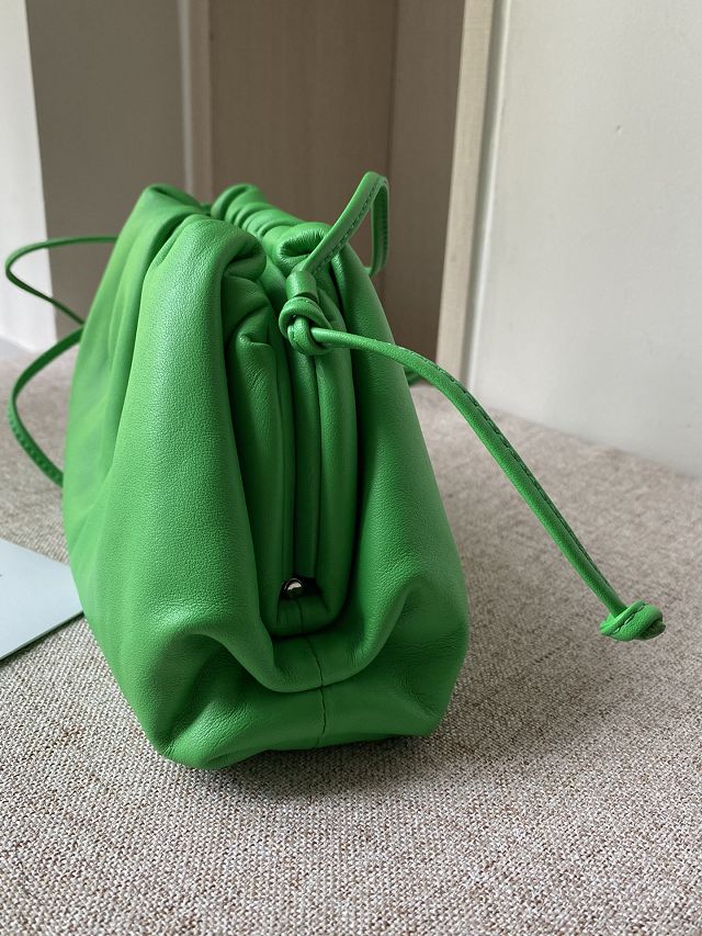 BV original calfskin mini 20 pouch 585852 parakeet