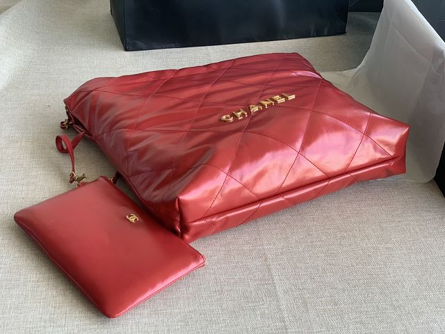 CC original calfskin 22 medium handbag AS3261 red