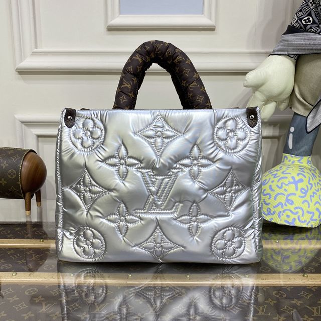 Louis vuitton original econyl onthego mm M21069 silver
