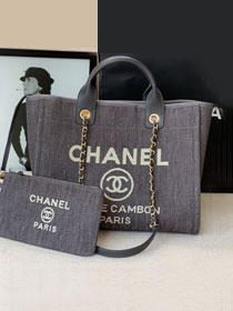 CC original mixed fibers small shopping bag AS3257 grey