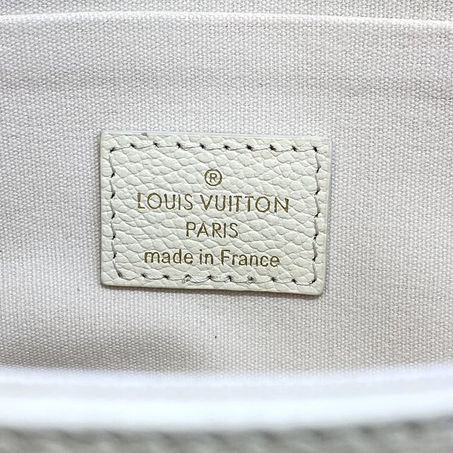 2023 Louis vuitton original calfskin pochette felicie M82047 beige