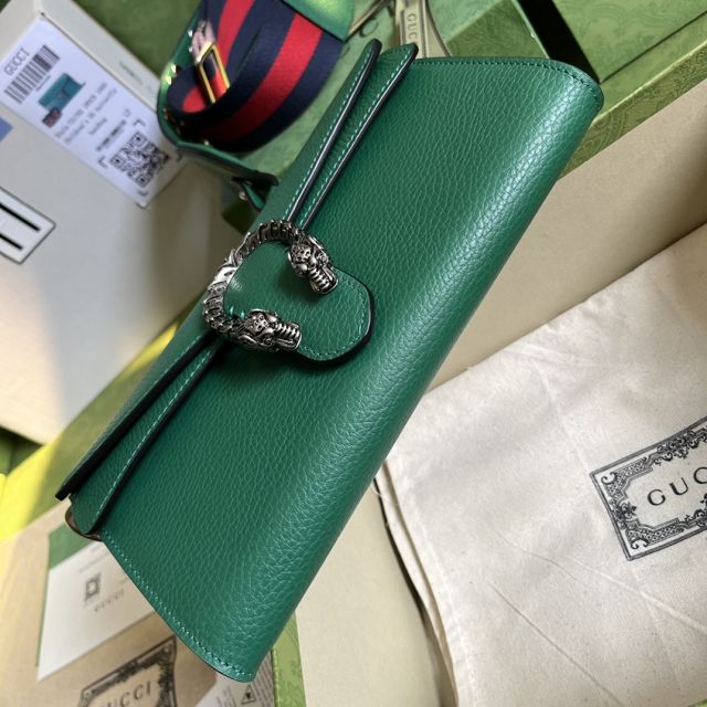 2023 GG original calfskin dionysus small shoulder bag 731782 green
