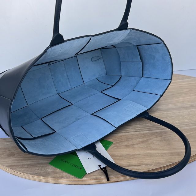 BV original calfskin large arco tote bag 680165 deep blue