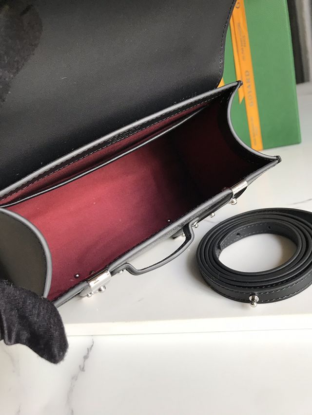 Goyard original canvas saigon structure mini bag GY0009 black