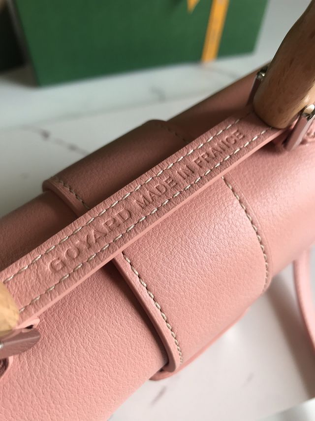 Goyard original canvas saigon structure mini bag GY0009 pink