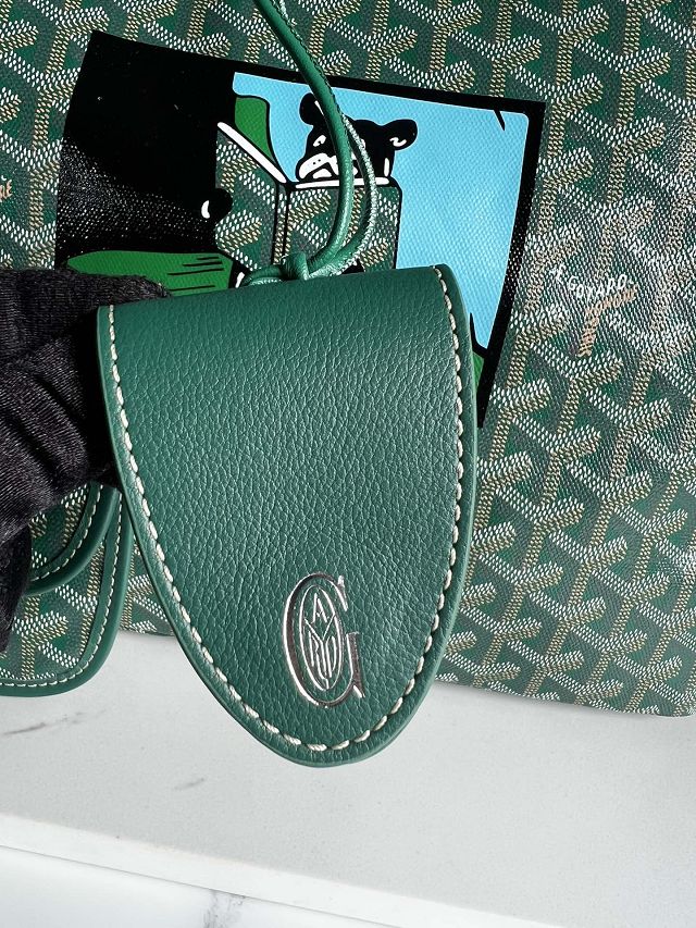 Goyard original canvas saint louis PM bag GY0080 green