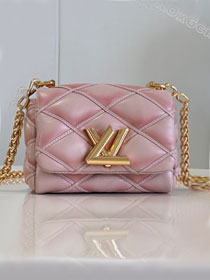 Louis vuitton original lambskin pico GO-14 small handbag M82752 pink