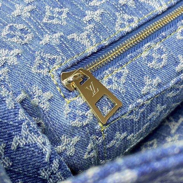 Louis vuitton original denim onthego mm M46871 blue