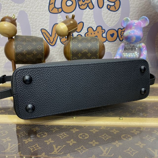 Louis vuitton original calfskin capucines east west BB M27181 black