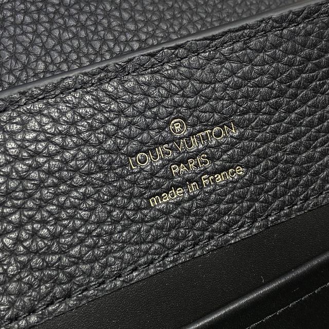 Louis vuitton original calfskin capucines east west BB M27181 black