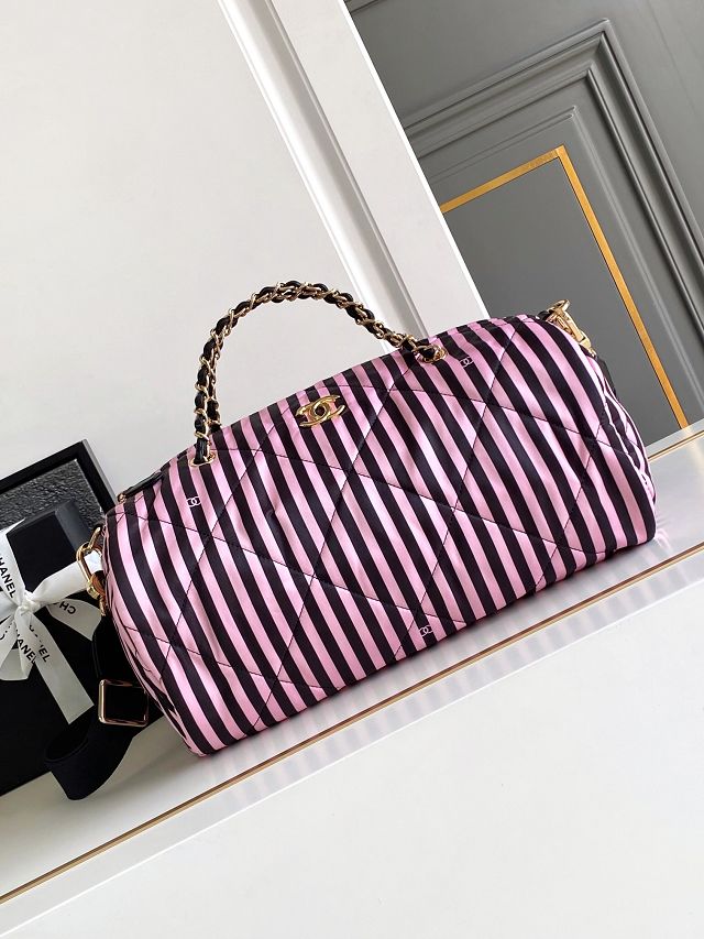 2024 CC original nylon bowling bag AS4696 pink