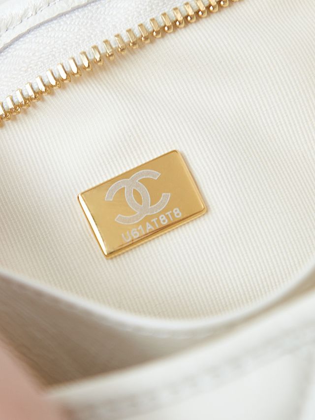 CC original lambskin small hobo handbag AS4922 white