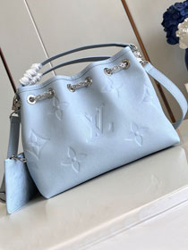 Louis vuitton original calfskin bundle bag M46545 light blue