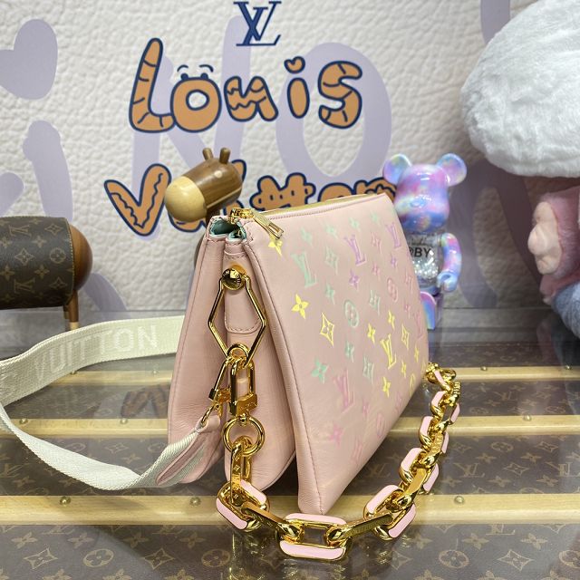Louis vuitton original lambskin coussin pm bag M11726 light pink