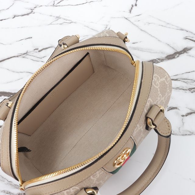 GG original canvas ophidia mini top handle bag 772053 beige