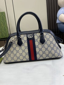 GG original canvas ophidia small top handle bag 795249 blue