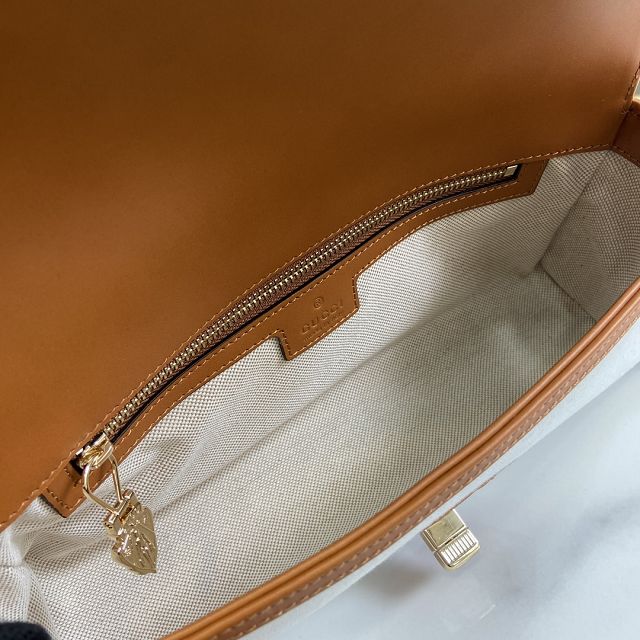 GG original canvas luce small shoulder bag 786027 white