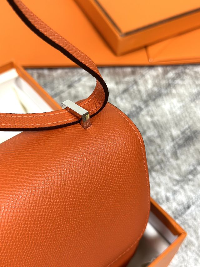 Hermes original epsom leather constance elan bag C026 orange
