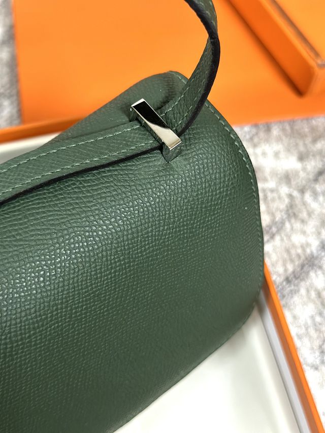 Hermes original epsom leather constance elan bag C026 vert anglais