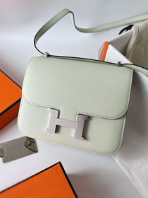 Hermes original epsom leather small constance bag C019 vert fizz