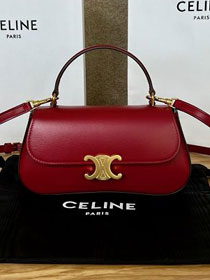 Celine original calfskin small lola bag 119533 burgundy