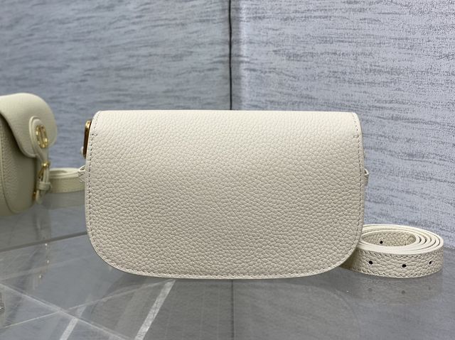 Dior original grained calfskin bobby east-west bag M9327 white