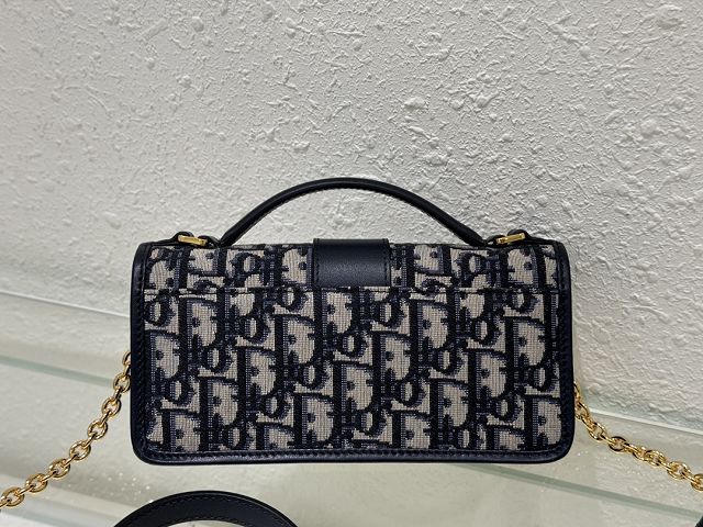 Dior original jacquard miss montaigne mini bag S2356 blue